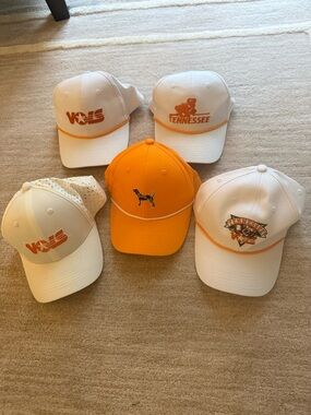 Tennessee Vols Volunteer Tradition Hats- Set of 5